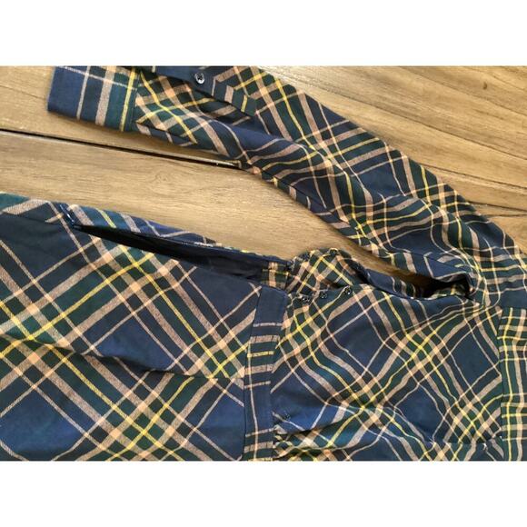 Veronica Beard Roberta Plaid Long Sleeve Ruffle Flannel Mini Dress US 2 NWT - Picture 9 of 12